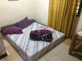 Assigned room with double bed