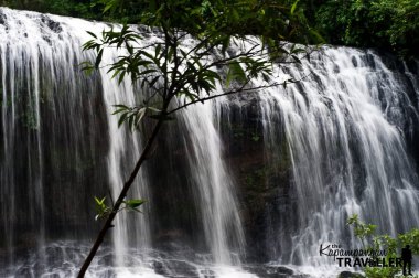 Raging cascade of Malagandis falls